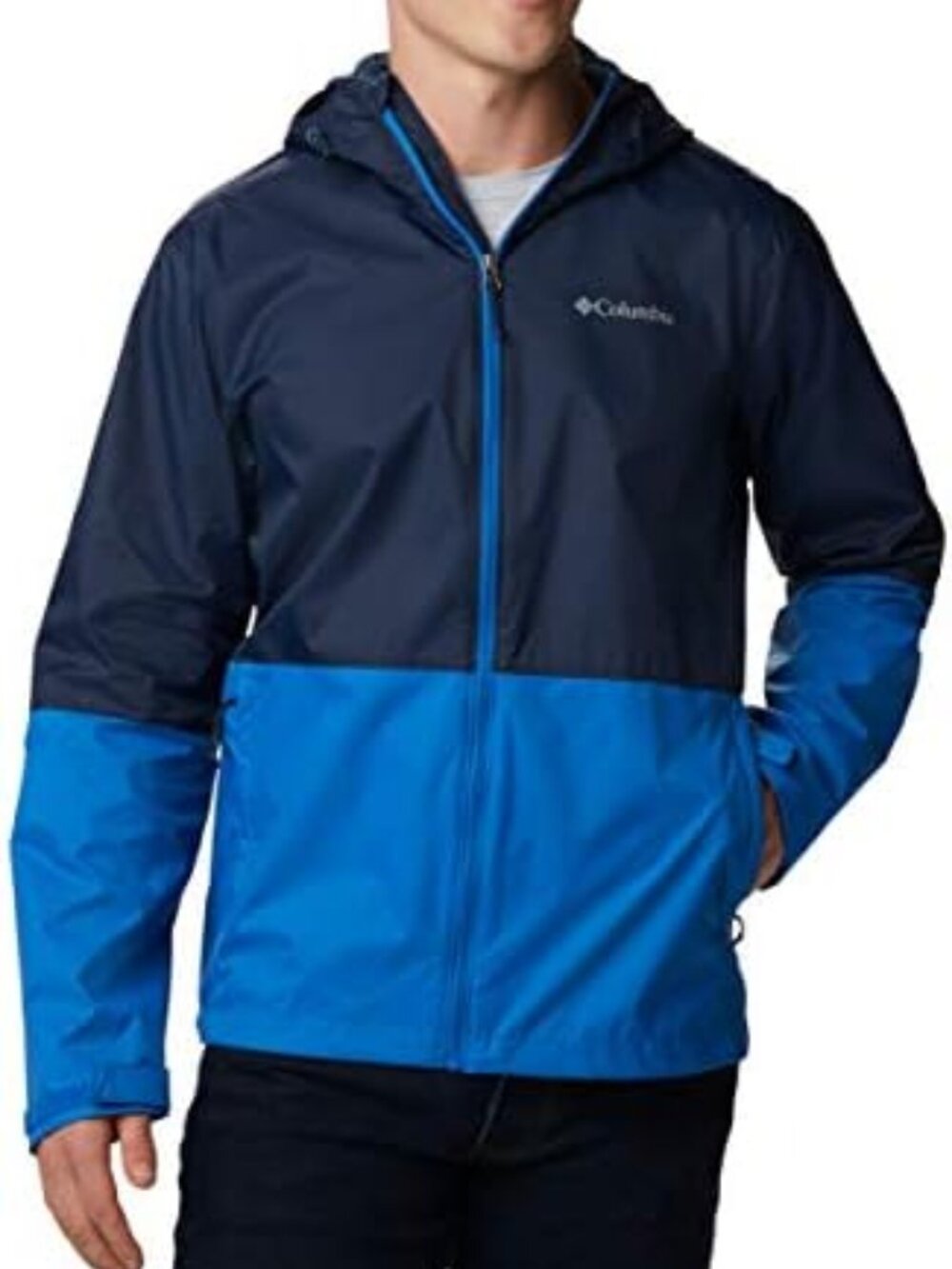 LIKE NEW Columbia Men's ROAN WINDBREAKER Rain Jacket SIZE M